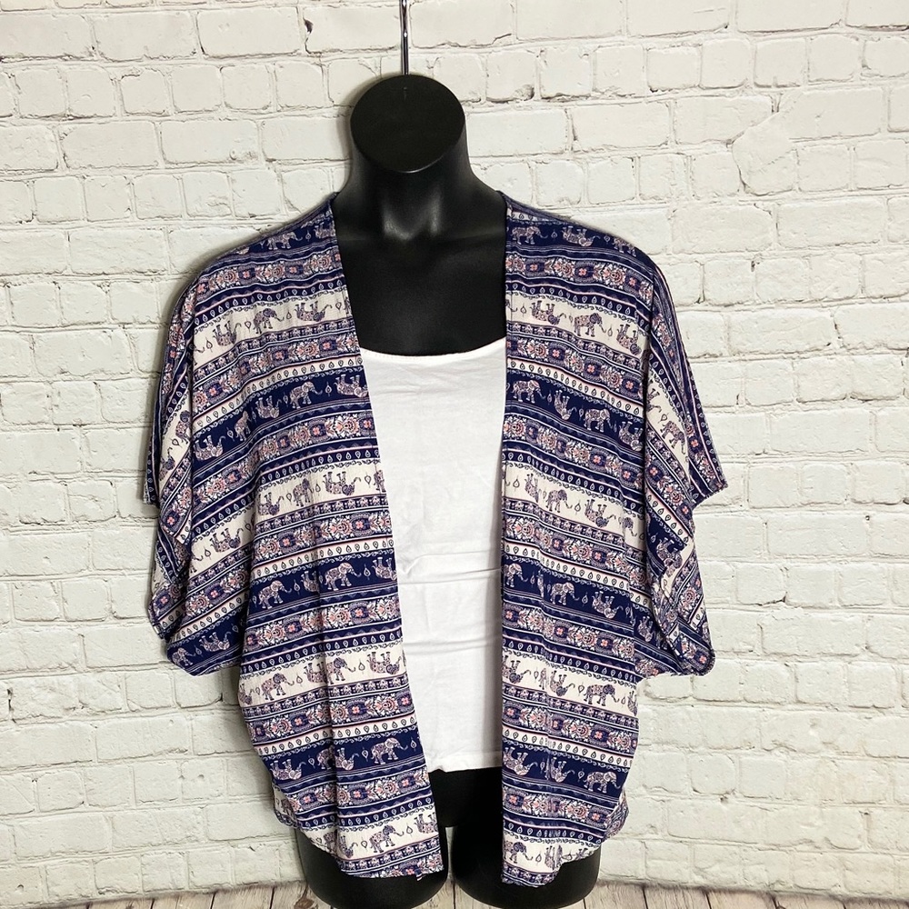 *3 for $30* Large short sleeved cardigan